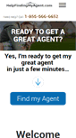 Mobile Screenshot of helpfindingmyagent.com