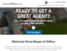Tablet Screenshot of helpfindingmyagent.com